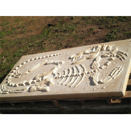 Sculpture of animal bones